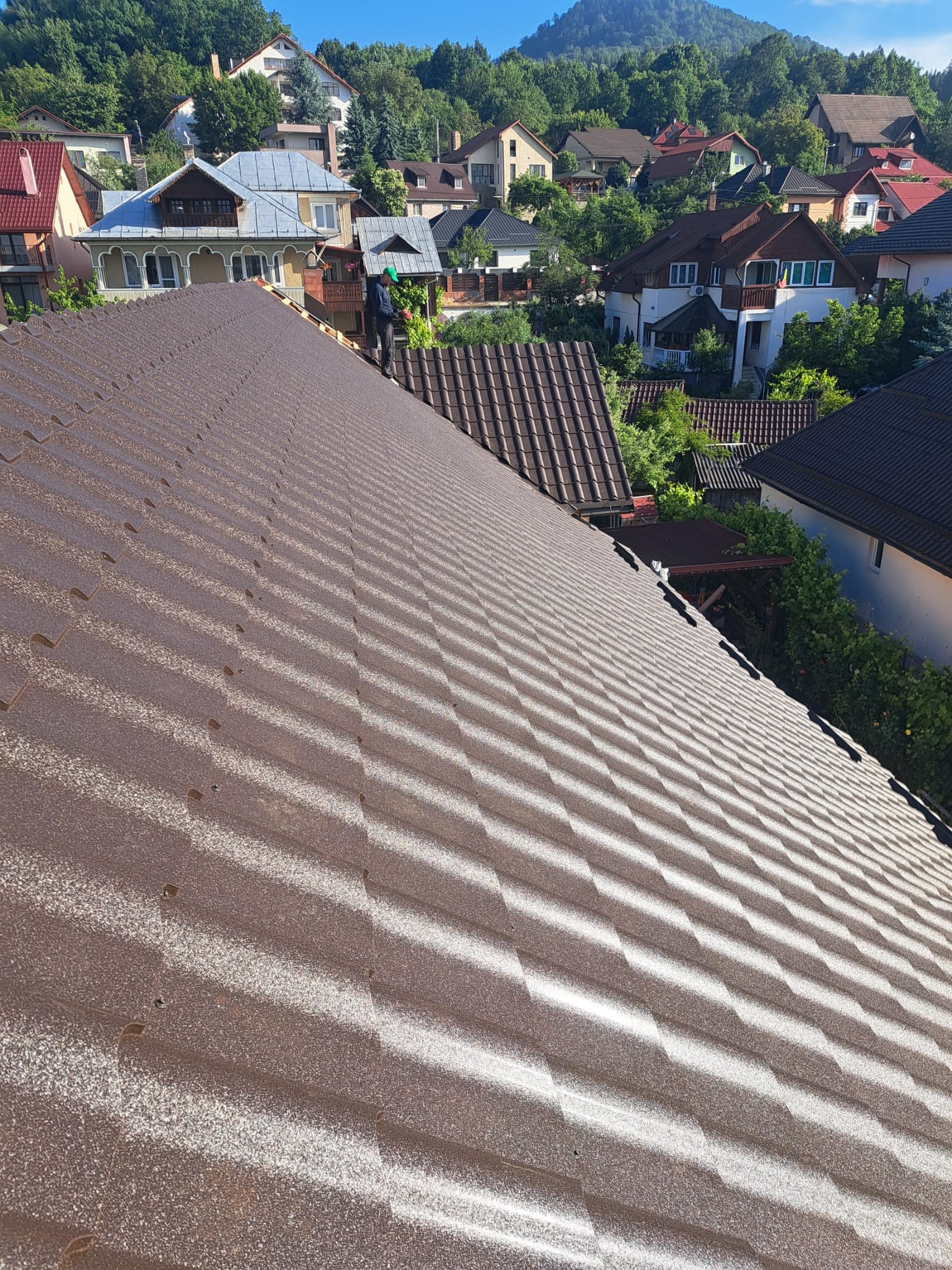 Montaj geam de mansardă